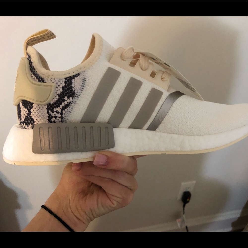 Adidas NMD RI snake skin sneakers